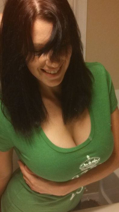 breasts cleavage girl