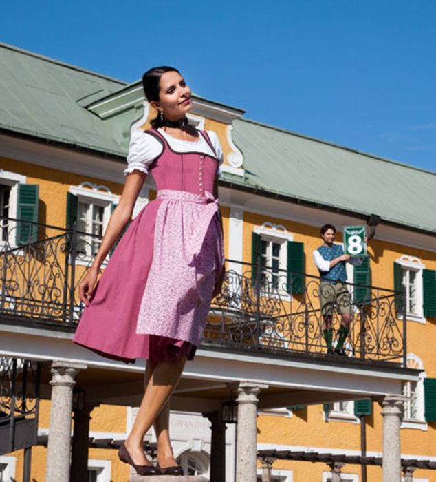 girl wearing a traditional folk costume