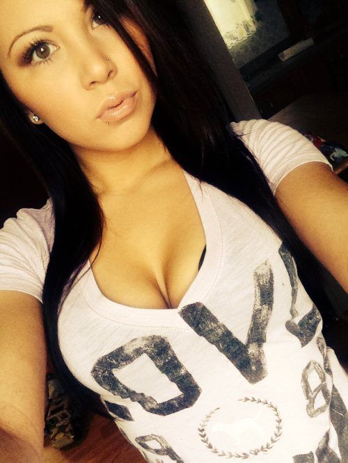 breasts cleavage girl