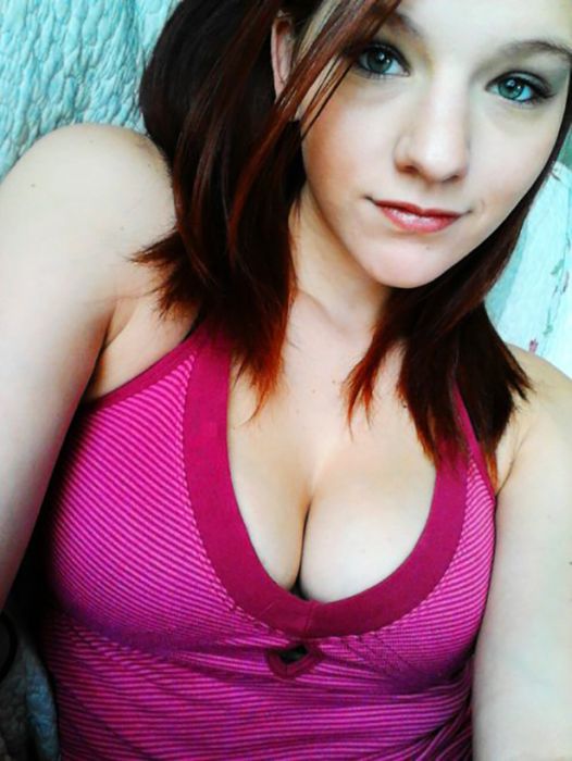 breasts cleavage girl