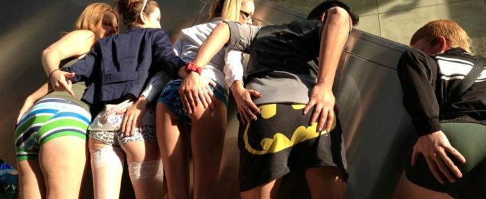 Girls of No Pants Subway Ride 2014