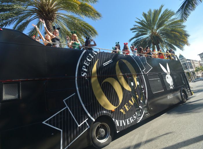 Playboy bunnies parade, 60th Anniversary, Los Angeles, California, United States