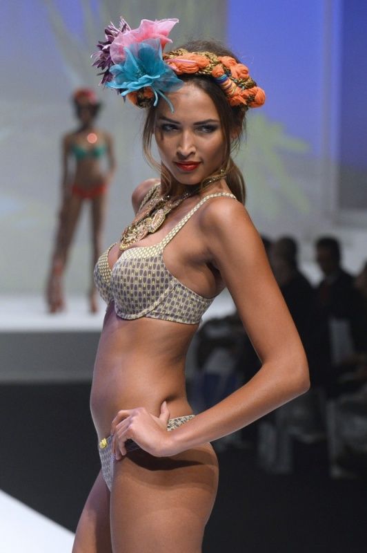 Paris Lingerie Fashion Week 2014 show girl, Paris, France