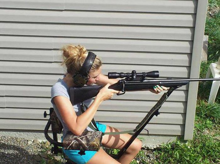 girl with a gun
