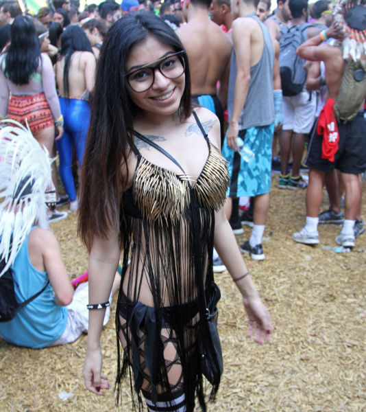 Ultra Music Festival 2014 girls, Miami, Florida, United States