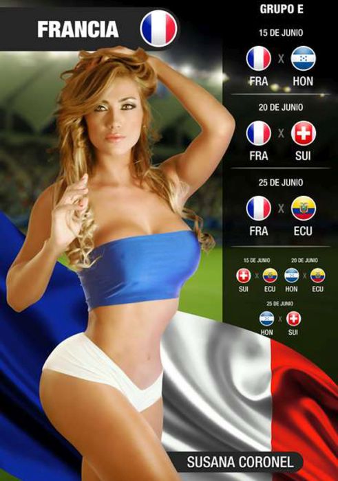 2014 FIFA World Cup Calendar girls