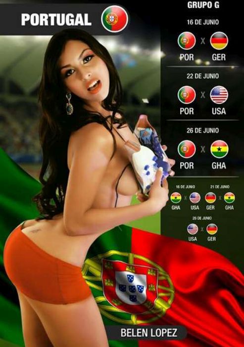 2014 FIFA World Cup Calendar girls