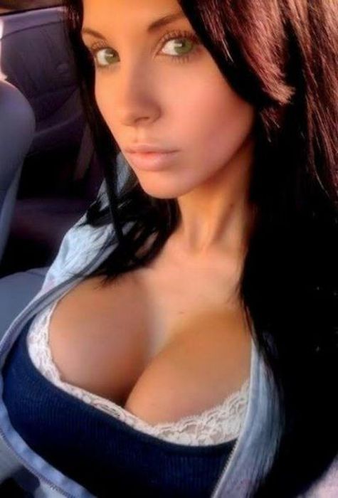 breasts cleavage girl