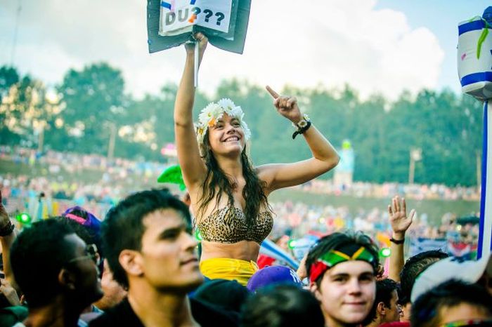 Tomorrowland 2014 girls, Boom, Flanders, Belgium