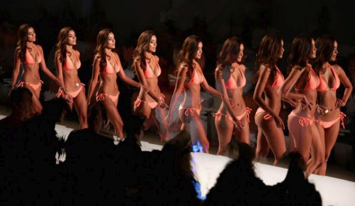 Miami Fashion Week for Swimwear 2014 show girl, Miami, Florida, United States