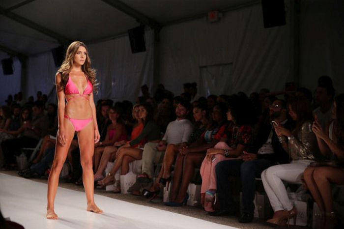 Miami Fashion Week for Swimwear 2014 show girl, Miami, Florida, United States