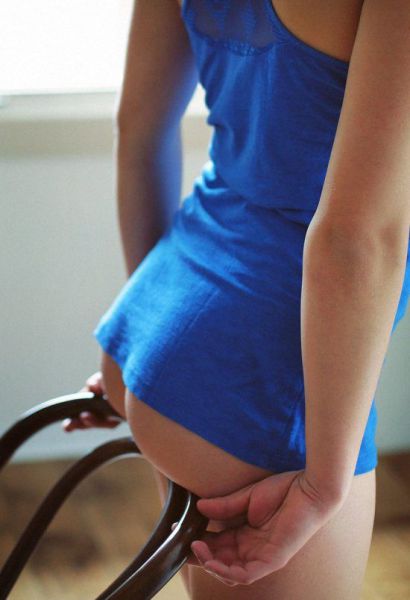 young girl with a nice ass buttocks