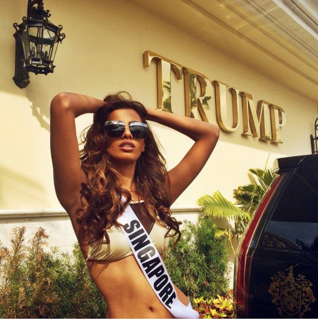 Contestants of beauty pageant, Miss Universe 2014, Miami, Florida, United States