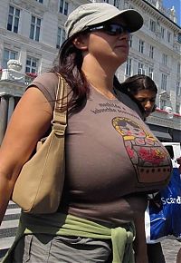 People & Humanity: breasts cleavage girl