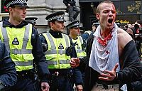 People & Humanity: Riots at G20 summit, London, United Kingdom