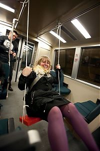 People & Humanity: Swing in the underground, San Francisco, United States