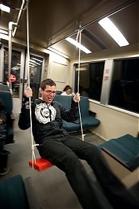 People & Humanity: Swing in the underground, San Francisco, United States