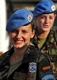 People & Humanity: girl in a military