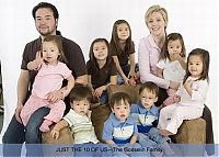 People & Humanity: Large family of Gosselin, United States