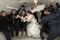 People & Humanity: the first wedding in weightlessness