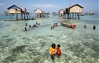 People & Humanity: Sea gypsies, Borneo, Indonesia