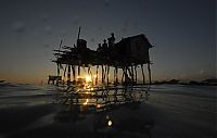 People & Humanity: Sea gypsies, Borneo, Indonesia