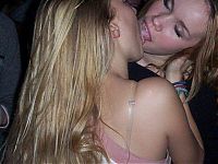 People & Humanity: young kissing girls