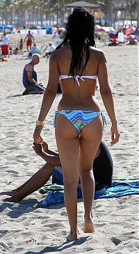 People & Humanity: young girl with a nice ass buttocks