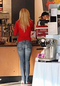 People & Humanity: young girl with a nice ass buttocks