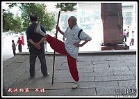 People & Humanity: Flexible old man, 91 years, China