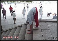 People & Humanity: Flexible old man, 91 years, China