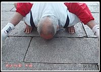 People & Humanity: Flexible old man, 91 years, China