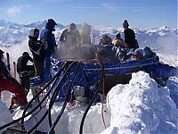 People & Humanity: jacuzzi built in the mountains