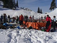 People & Humanity: jacuzzi built in the mountains