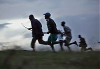 People & Humanity: Traditional war event, Kenya, Africa