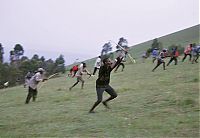 People & Humanity: Traditional war event, Kenya, Africa