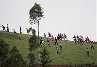 People & Humanity: Traditional war event, Kenya, Africa