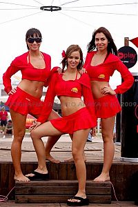 People & Humanity: young summer and bikini beach girls