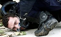 People & Humanity: Student  riots in streets of Athens, Greece