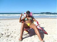 People & Humanity: brazilian girl on the beach