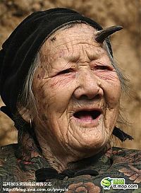 People & Humanity: Grandmother with unicorn, Zhang Ruifang, Henan Province, China