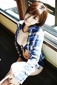 People & Humanity: asian girl with full breasts