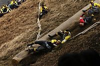 People & Humanity: Ki-otoshi ceremony, Onbashira festival, Nagano, Japan