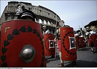 People & Humanity: Ancient rome parade, Rome, Italy