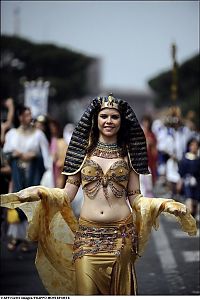 People & Humanity: Ancient rome parade, Rome, Italy