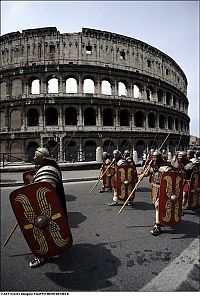 People & Humanity: Ancient rome parade, Rome, Italy