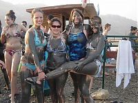 People & Humanity: dirty girls in mud