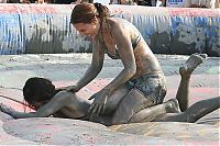 People & Humanity: dirty girls in mud