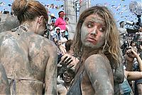 People & Humanity: dirty girls in mud