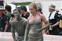 People & Humanity: dirty girls in mud